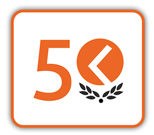 Logo 50 Jahre pagina